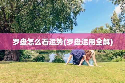 罗盘怎么看运势(罗盘运用全解)