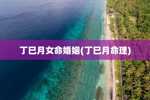 丁巳月女命婚姻(丁巳月命理)