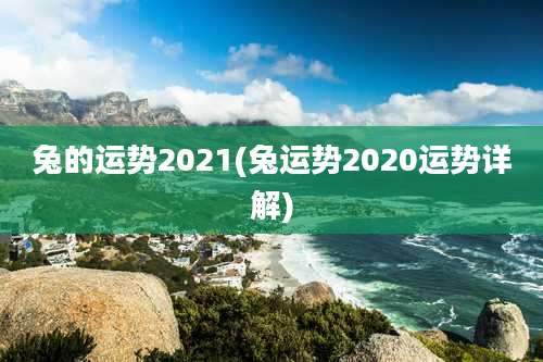 兔的运势2021(兔运势2020运势详解)