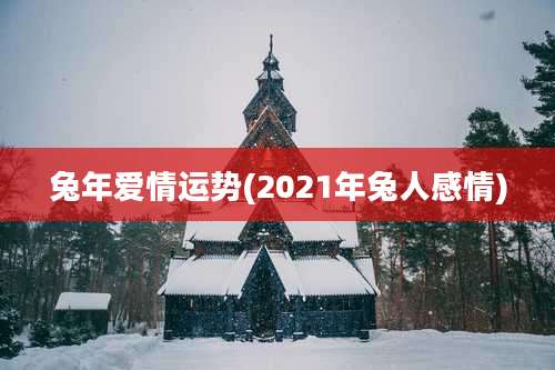 兔年爱情运势(2021年兔人感情)
