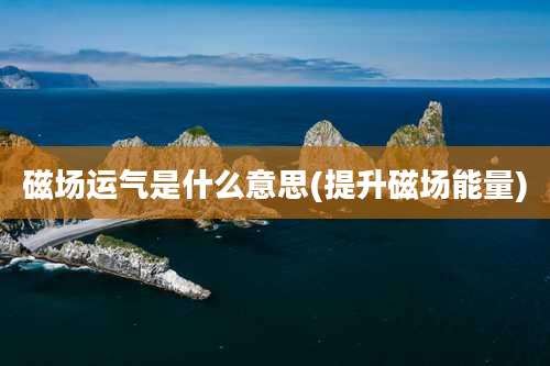 磁场运气是什么意思(提升磁场能量)