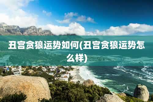 丑宫贪狼运势如何(丑宫贪狼运势怎么样)