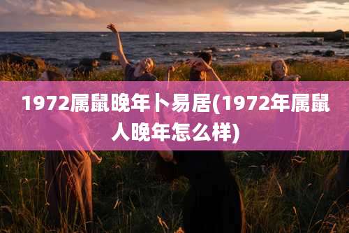 1972属鼠晚年卜易居(1972年属鼠人晚年怎么样)