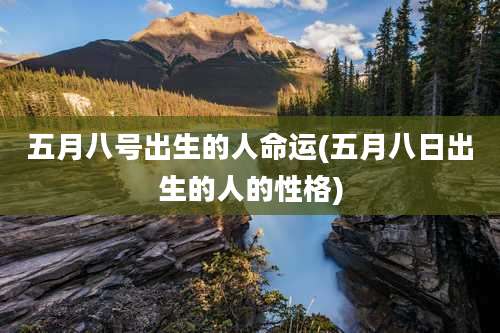 五月八号出生的人命运(五月八日出生的人的性格)