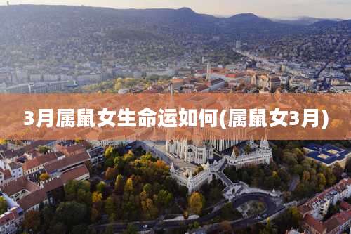 3月属鼠女生命运如何(属鼠女3月)