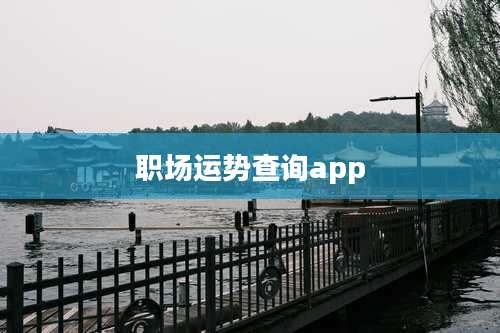 职场运势查询app