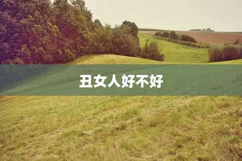 丑女人好不好