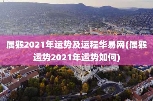 属猴2021年运势及运程华易网(属猴运势2021年运势如何)
