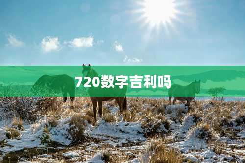 720数字吉利吗