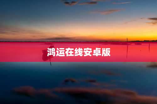 鸿运在线安卓版