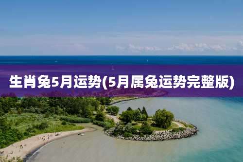 生肖兔5月运势(5月属兔运势完整版)