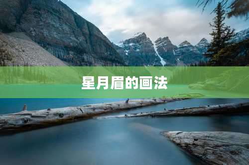 星月眉的画法