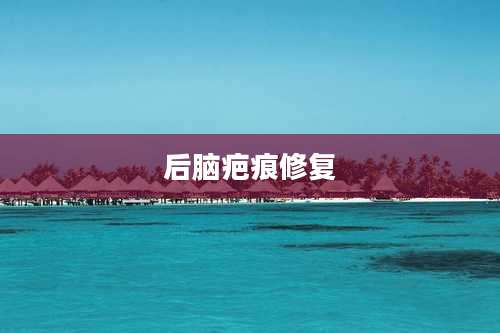 后脑疤痕修复