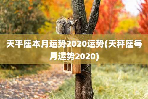 天平座本月运势2020运势(天秤座每月运势2020)