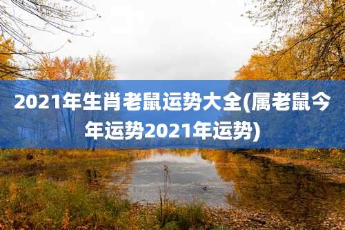 2021年生肖老鼠运势大全(属老鼠今年运势2021年运势)