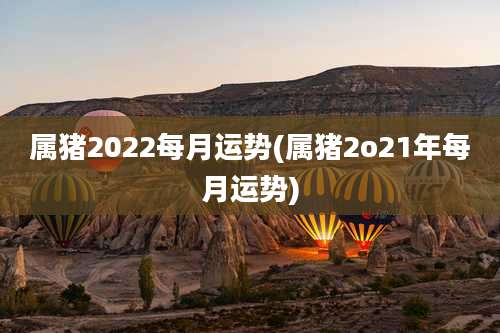 属猪2022每月运势(属猪2o21年每月运势)