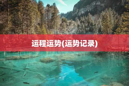 运程运势(运势记录)