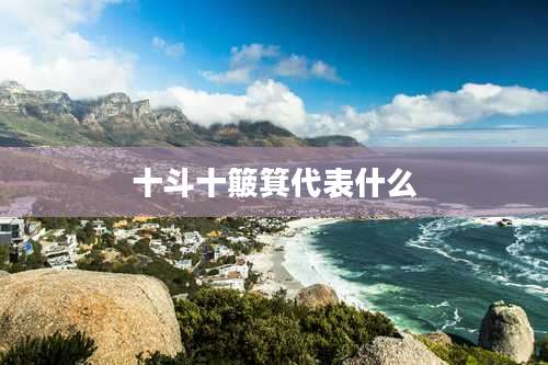 十斗十簸箕代表什么