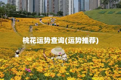 桃花运势查询(运势推荐)