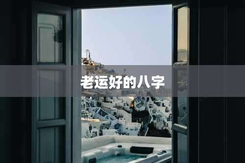 老运好的八字