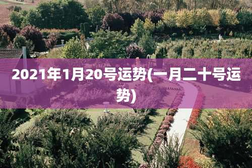 2021年1月20号运势(一月二十号运势)