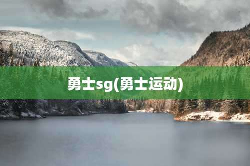 勇士sg(勇士运动)