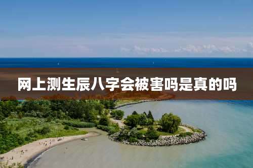 网上测生辰八字会被害吗是真的吗