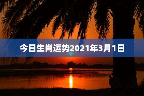 今日生肖运势2021年3月1日