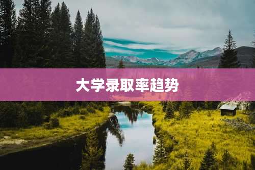 大学录取率趋势