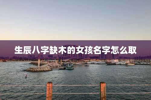 生辰八字缺木的女孩名字怎么取