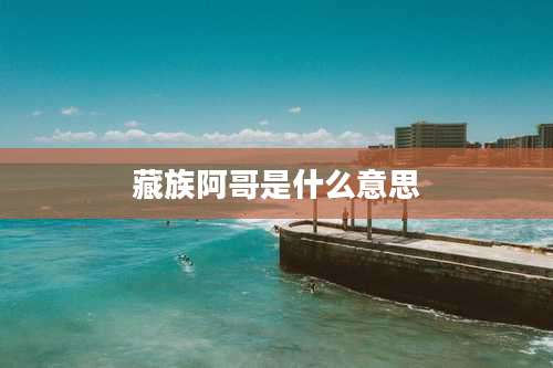 藏族阿哥是什么意思