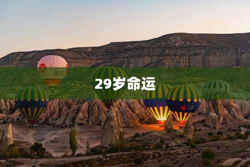 29岁命运