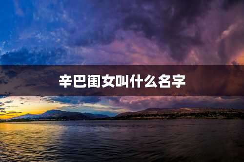 辛巴闺女叫什么名字