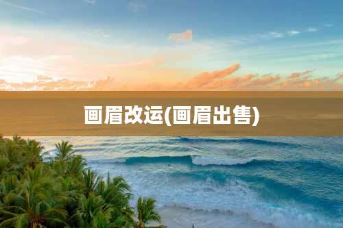 画眉改运(画眉出售)