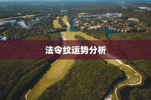 法令纹运势分析