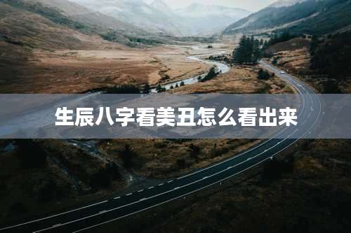 生辰八字看美丑怎么看出来