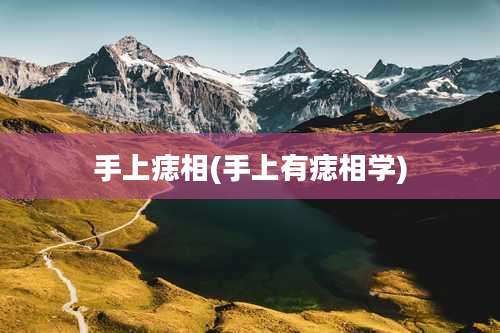 手上痣相(手上有痣相学)