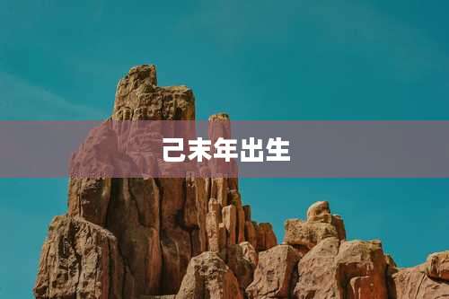 己末年出生