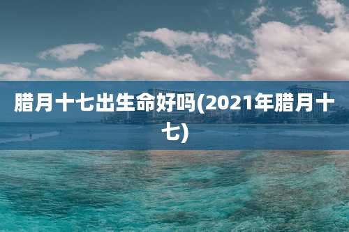 腊月十七出生命好吗(2021年腊月十七)