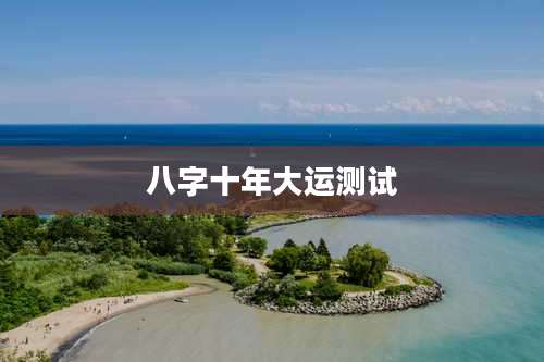 八字十年大运测试