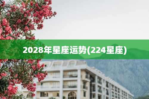 2028年星座运势(224星座)