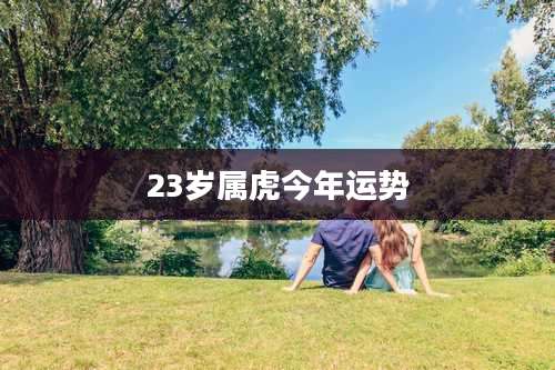 23岁属虎今年运势