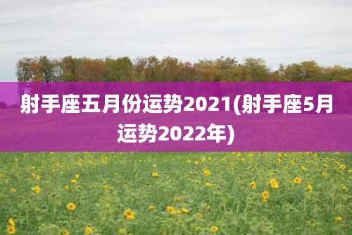 射手座五月份运势2021(射手座5月运势2022年)