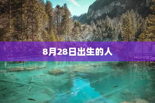 8月28日出生的人