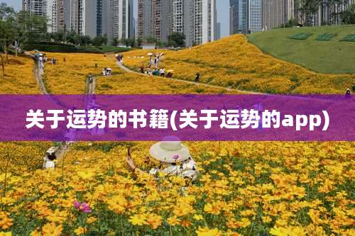 关于运势的书籍(关于运势的app)