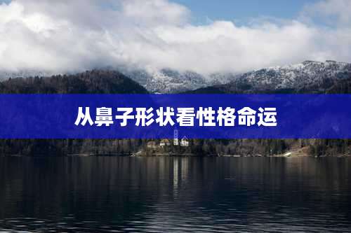 从鼻子形状看性格命运
