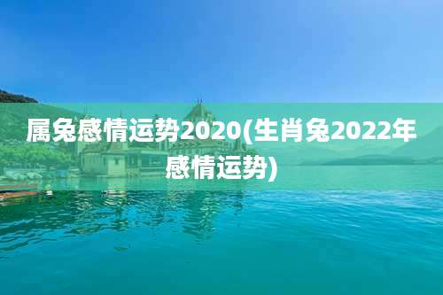 属兔感情运势2020(生肖兔2022年感情运势)