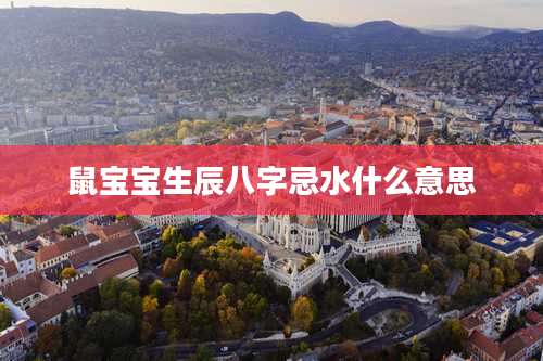 鼠宝宝生辰八字忌水什么意思