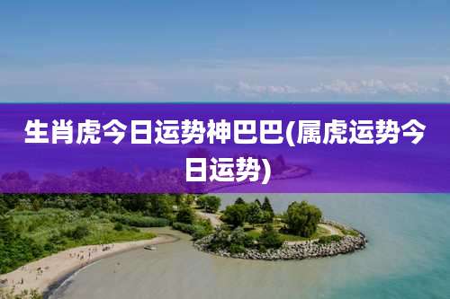 生肖虎今日运势神巴巴(属虎运势今日运势)