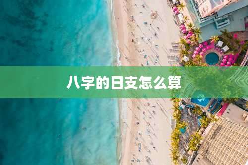 八字的日支怎么算